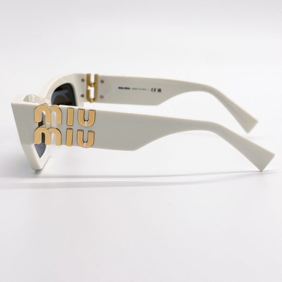 NEW MIU MIU SUNGLASSES MU09WS 1425S0 WHITE WOMEN MU 09WS SMU 09W main image 7